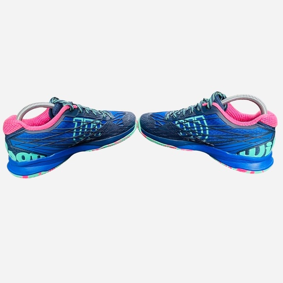 Wilson Blue and Pink Athletic Shoes - Picture 8 of 16